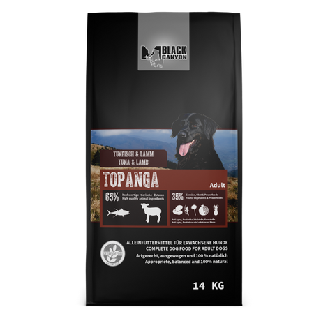 Topanga dry dog food Tuna & Lamb 14 kg