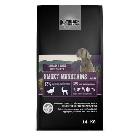 Smoky Mountains dry dog food Turkey & Deer 1,5 kg