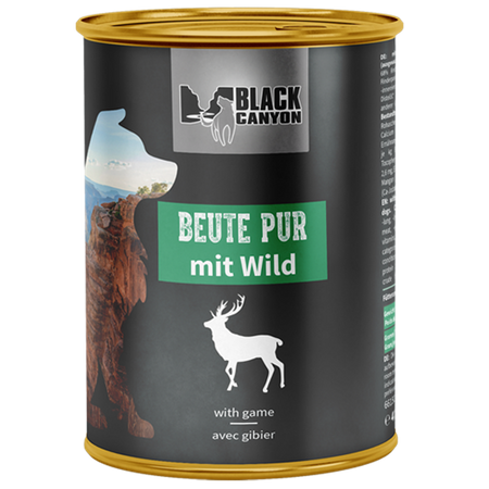 BLACK CANYON "Beute Pur" mit Wild 410 g