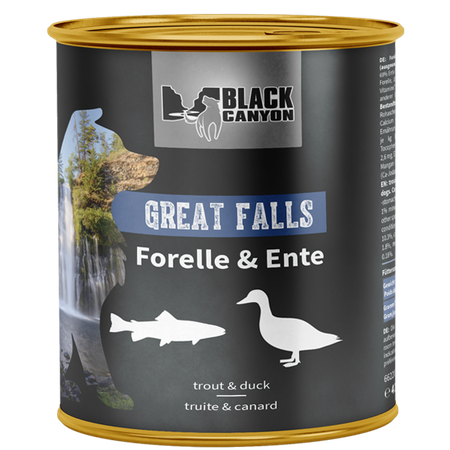 BLACK CANYON "Great Falls" Forelle & Ente 820 g