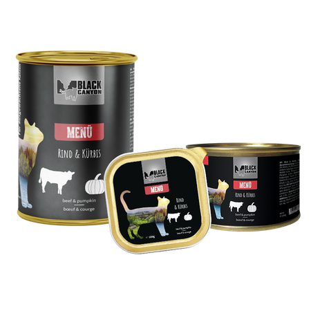 Menü mit Rind & Kürbis 200 g