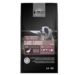 Karma sucha dla psa Black Canyon Lake Louise Kaczka z batatem 14 kg