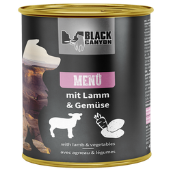 BLACK CANYON dog Menü Lamm 820 g