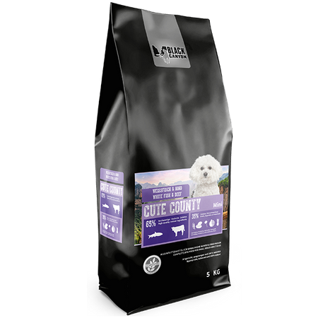 Cute County Mini dry dog food Whitefish & Beef 5 kg