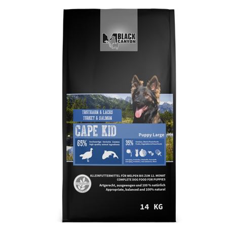 Cape Kid Puppy large Turkey & Salmon 1,5 kg