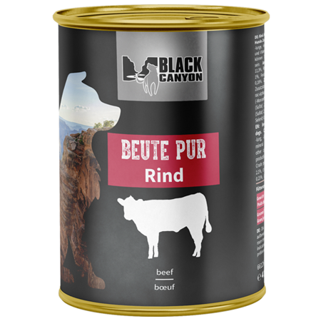 Karma mokra dla psa Black Canyon Beute Pur Wołowina 410 g